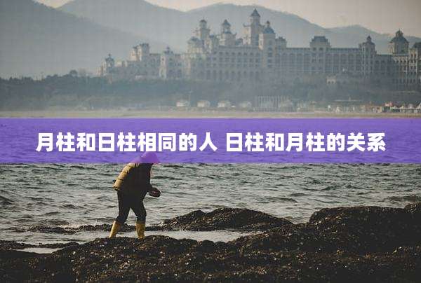 月柱和日柱相同的人 日柱和月柱的关系