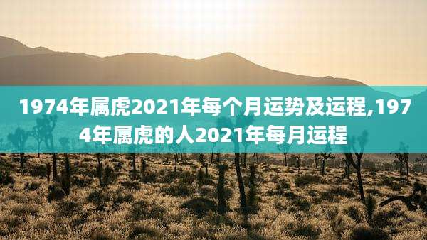 1974年属虎2021年每个月运势及运程,1974年属虎的人2021年每月运程