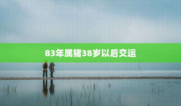 83年属猪38岁以后交运