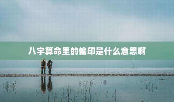 八字算命里的偏印是什么意思啊