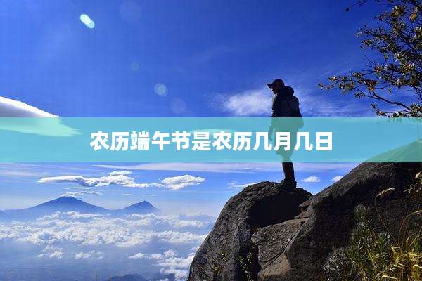 农历端午节是农历几月几日