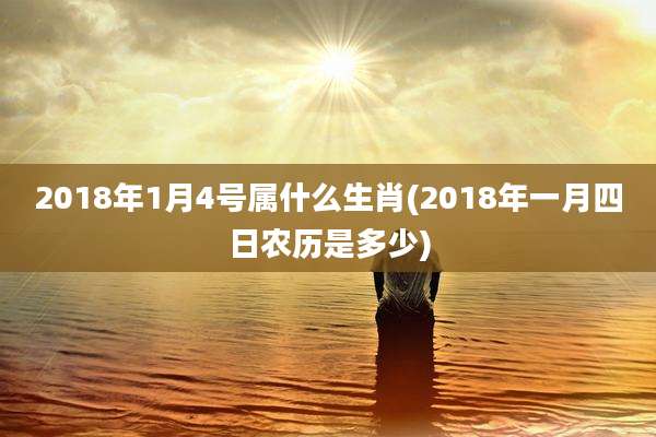 2018年1月4号属什么生肖(2018年一月四日农历是多少)