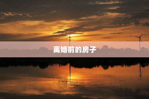 离婚前的房子