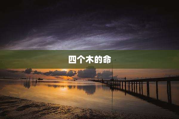 四个木的命