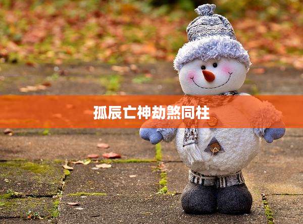 孤辰亡神劫煞同柱