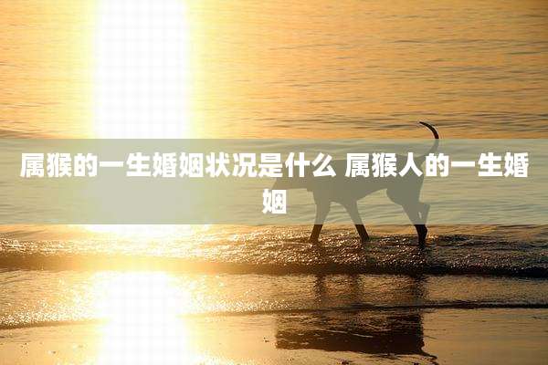属猴的一生婚姻状况是什么 属猴人的一生婚姻