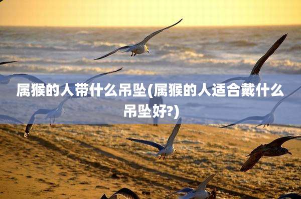 属猴的人带什么吊坠(属猴的人适合戴什么吊坠好?)