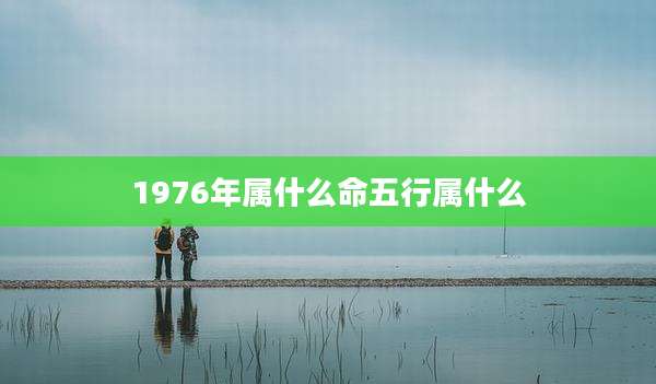 1976年属什么命五行属什么