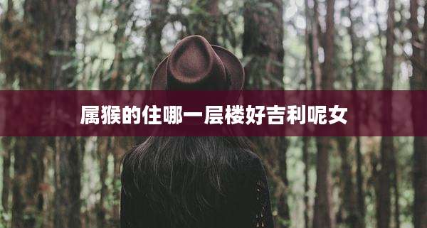 属猴的住哪一层楼好吉利呢女