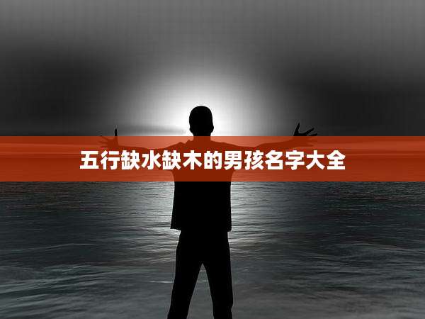 五行缺水缺木的男孩名字大全