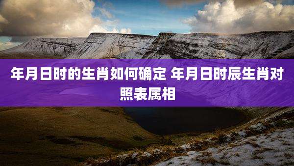 年月日时的生肖如何确定 年月日时辰生肖对照表属相