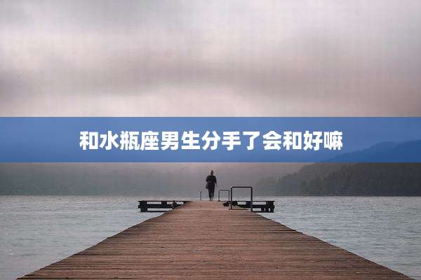 和水瓶座男生分手了会和好嘛