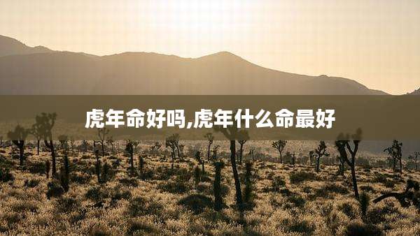 虎年命好吗,虎年什么命最好