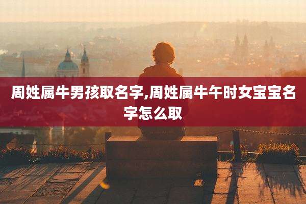 周姓属牛男孩取名字,周姓属牛午时女宝宝名字怎么取