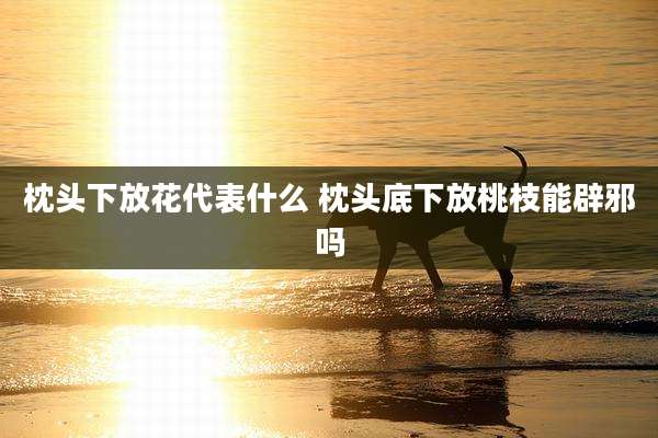 枕头下放花代表什么 枕头底下放桃枝能辟邪吗