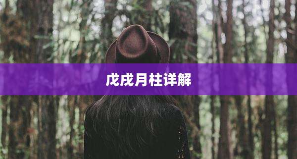 戊戌月柱详解