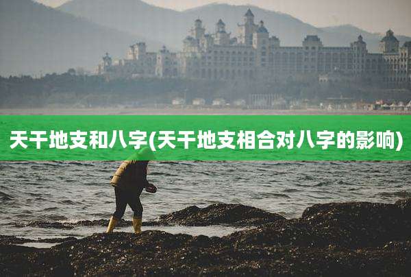 天干地支和八字(天干地支相合对八字的影响)