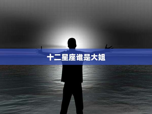 十二星座谁是大姐
