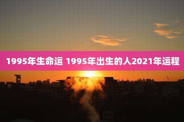 1995年生命运 1995年出生的人2021年运程