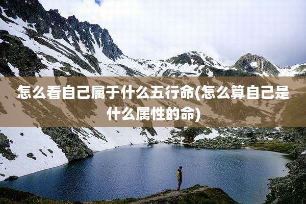 怎么看自己属于什么五行命(怎么算自己是什么属性的命)