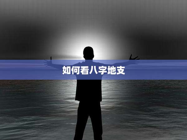 如何看八字地支