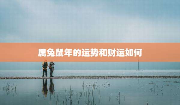 属兔鼠年的运势和财运如何