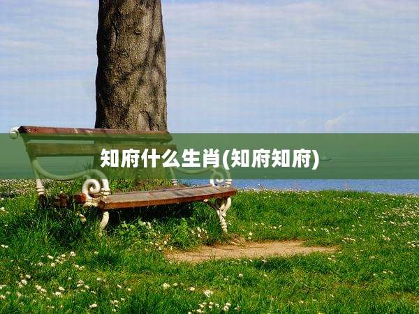 知府什么生肖(知府知府)