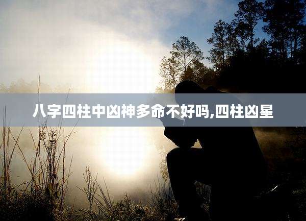八字四柱中凶神多命不好吗,四柱凶星