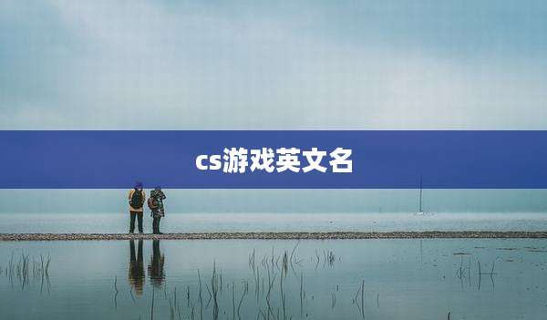cs游戏英文名