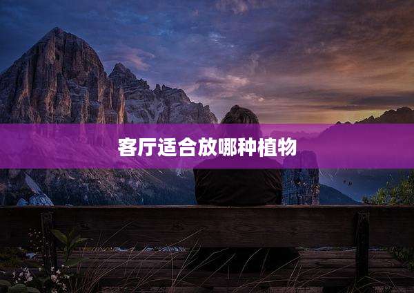 客厅适合放哪种植物