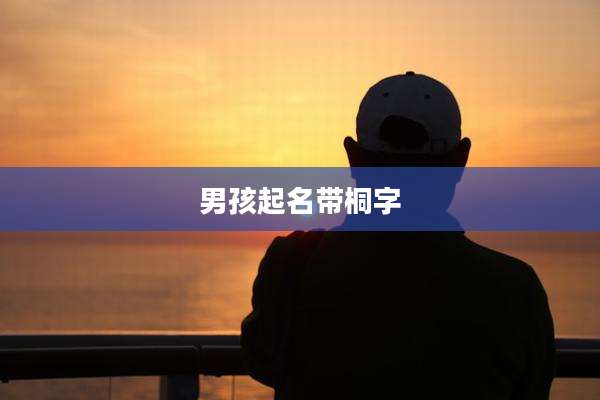 男孩起名带桐字