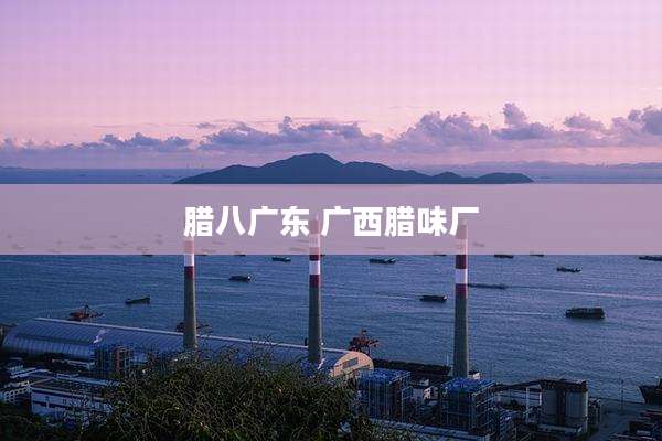 腊八广东 广西腊味厂