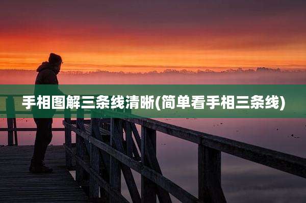 手相图解三条线清晰(简单看手相三条线)