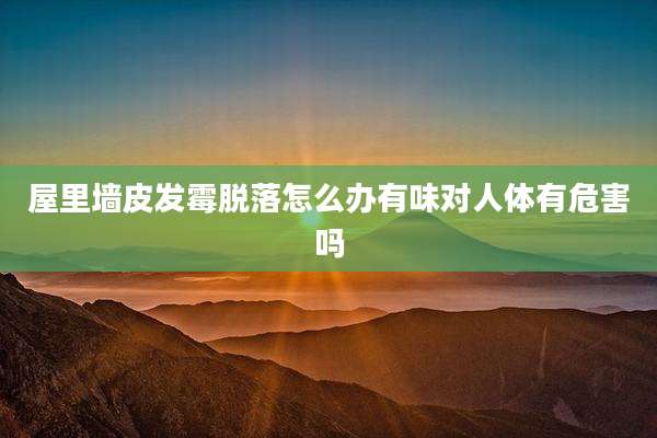 屋里墙皮发霉脱落怎么办有味对人体有危害吗