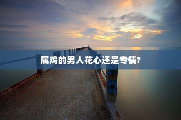 属鸡的男人花心还是专情?