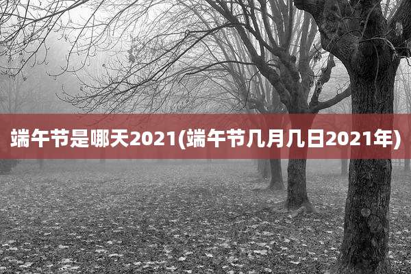 端午节是哪天2021(端午节几月几日2021年)