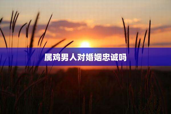 属鸡男人对婚姻忠诚吗