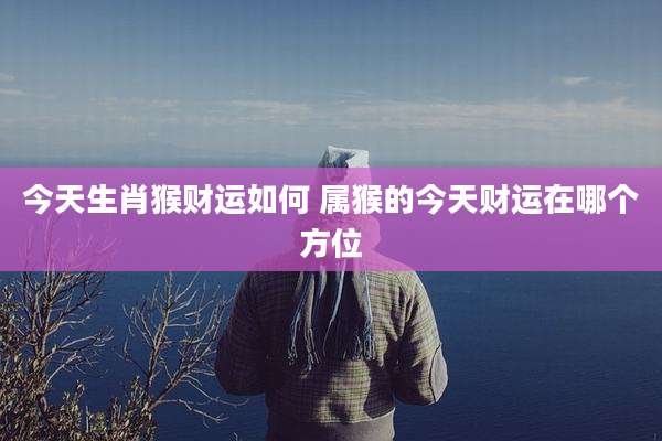 今天生肖猴财运如何 属猴的今天财运在哪个方位