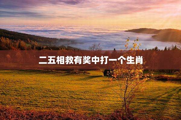 二五相救有奖中打一个生肖