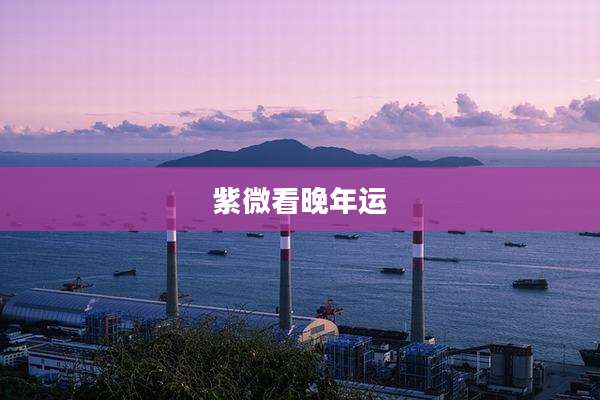 紫微看晚年运