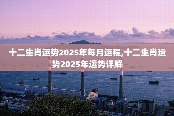 十二生肖运势2025年每月运程,十二生肖运势2025年运势详解