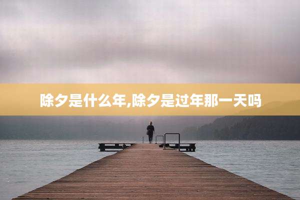 除夕是什么年,除夕是过年那一天吗