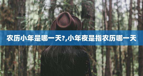 农历小年是哪一天?,小年夜是指农历哪一天