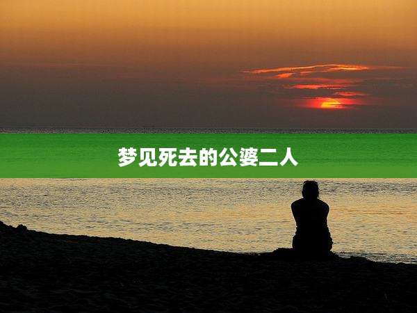 梦见死去的公婆二人