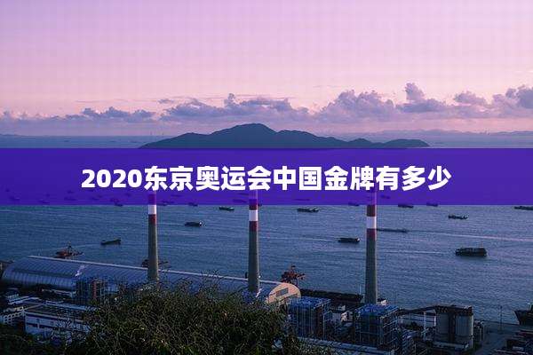 2020东京奥运会中国金牌有多少