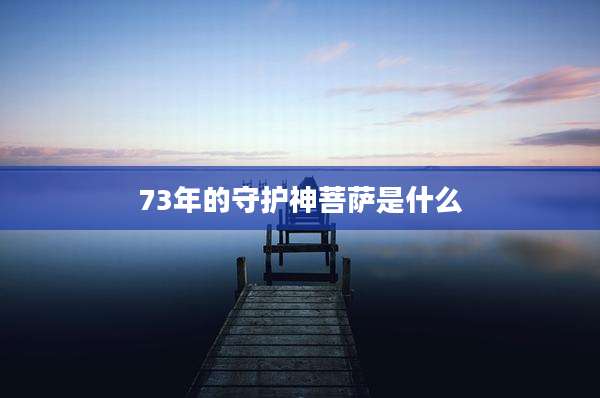 73年的守护神菩萨是什么