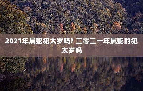 2021年属蛇犯太岁吗? 二零二一年属蛇的犯太岁吗
