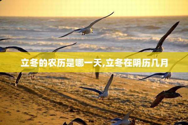 立冬的农历是哪一天,立冬在阴历几月