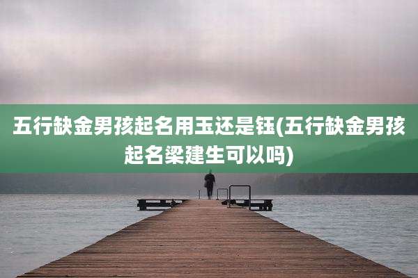 五行缺金男孩起名用玉还是钰(五行缺金男孩起名梁建生可以吗)