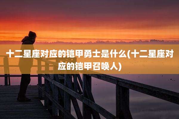 十二星座对应的铠甲勇士是什么(十二星座对应的铠甲召唤人)